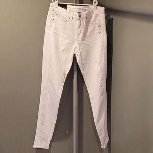 Gap Jeans Super Skinny Stretchy Denim Legging, Women's Size 6/28, White, NWT